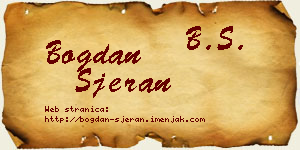 Bogdan Sjeran vizit kartica